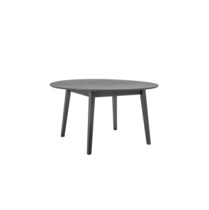 Mesa Comedor PERON Ø140 cm, Negro, FSC® Roble - Bloomingville 82064674