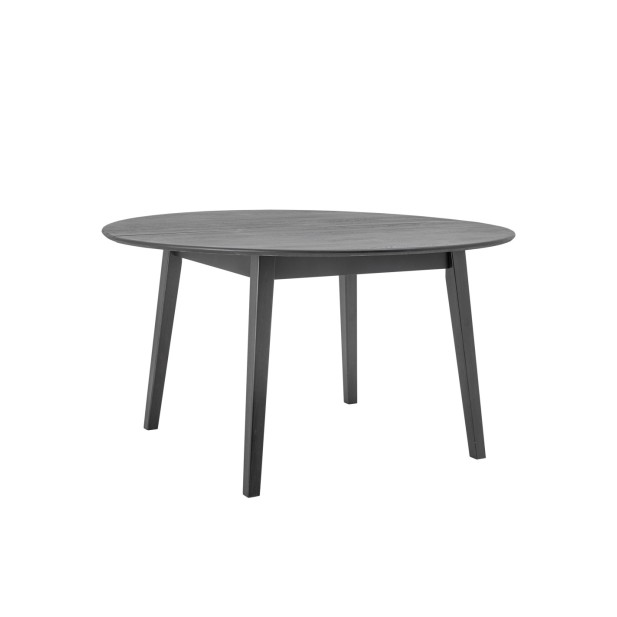Mesa Comedor PERON Ø140 cm, Negro, FSC® Roble - Bloomingville 82064674