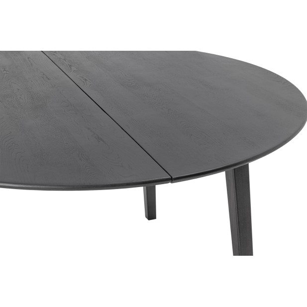 Mesa de Comedor PERON Ø140 cm, Negro,...
