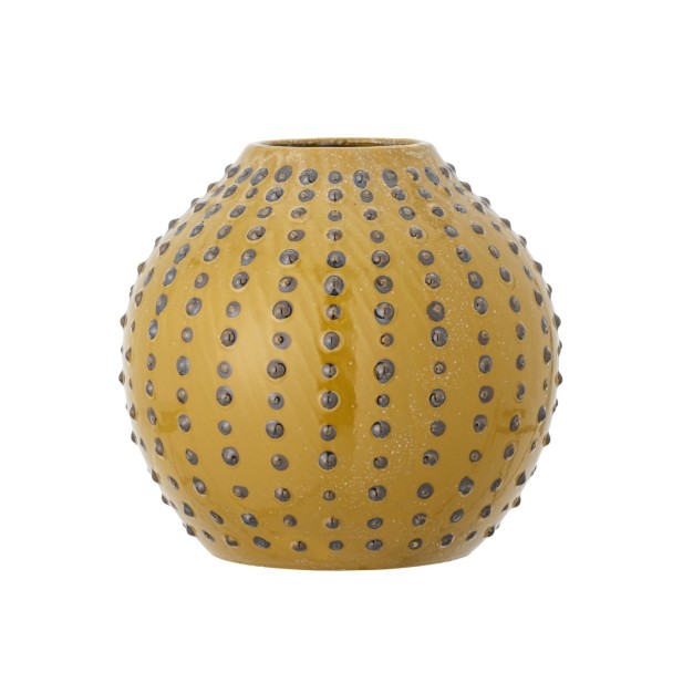 Jarrón Decorativo TOOFAN, Amarillo, Gres - Bloomingville; 82057516