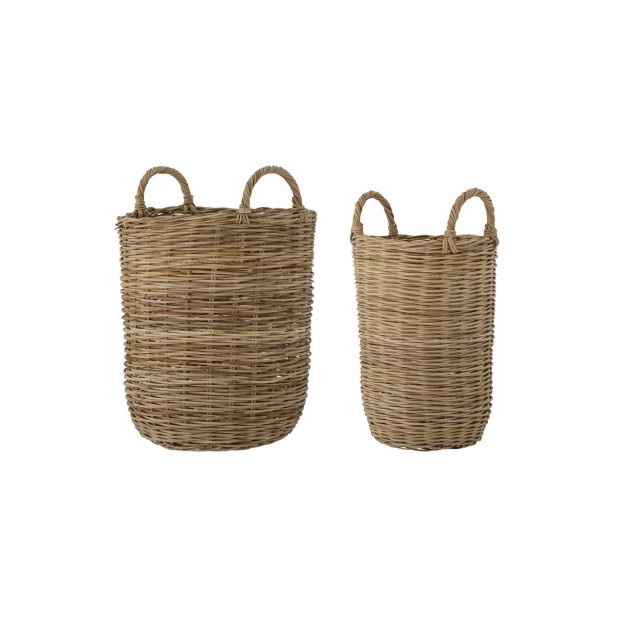 Set 2 Cestas SEDE, Natural, Ratán - Bloomingville; 82056792