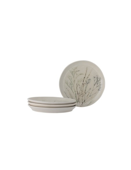 Plato BEA, Pack múltiple, Natural, Gres - Bloomingville