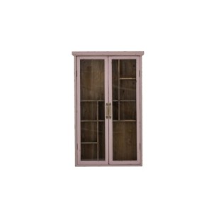 Aparador Vitrina HAZEM, Rosa, Madera de Abeto -...
