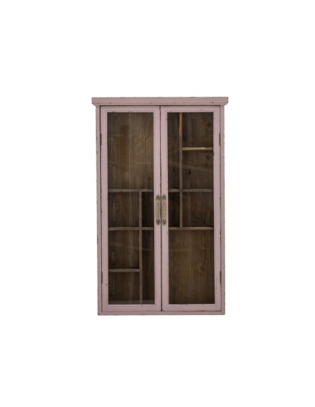 Aparador Vitrina HAZEM, Rosa, Madera de Abeto - Bloomingville