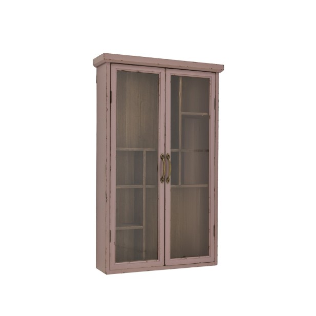 Aparador Vitrina HAZEM, Rosa, Madera... Aparador Vitrina HAZEM, Rosa, Madera...
