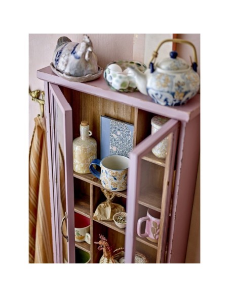 Aparador Vitrina HAZEM, Rosa, Madera de Abeto - Bloomingville