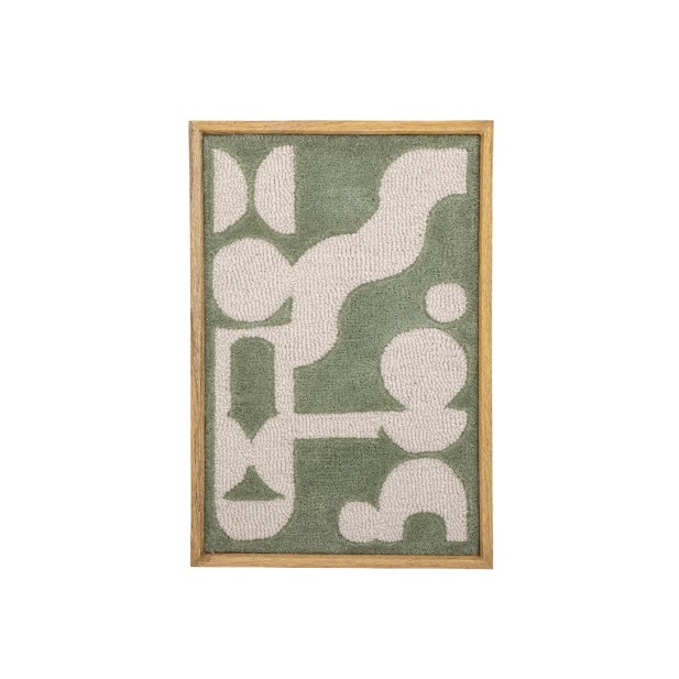 Decoración de pared LONGTON, Verde, Lana - Bloomingville