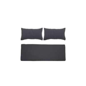 Funda de cojín MUNDO, Gris, Poliéster - Bloomingville