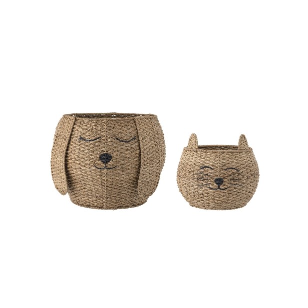 Cesta MILUS, Fibra Natural - Bloomingville