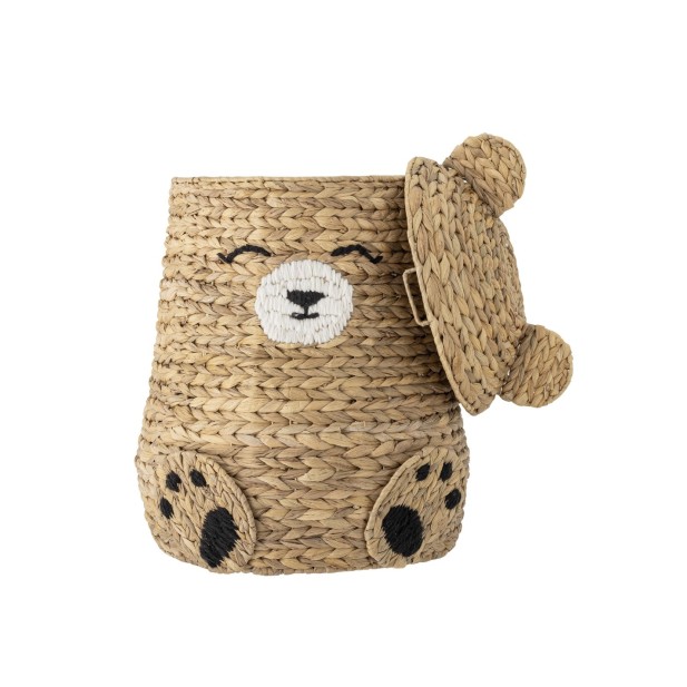 Cesta TIMONE con tapa, Natural,...