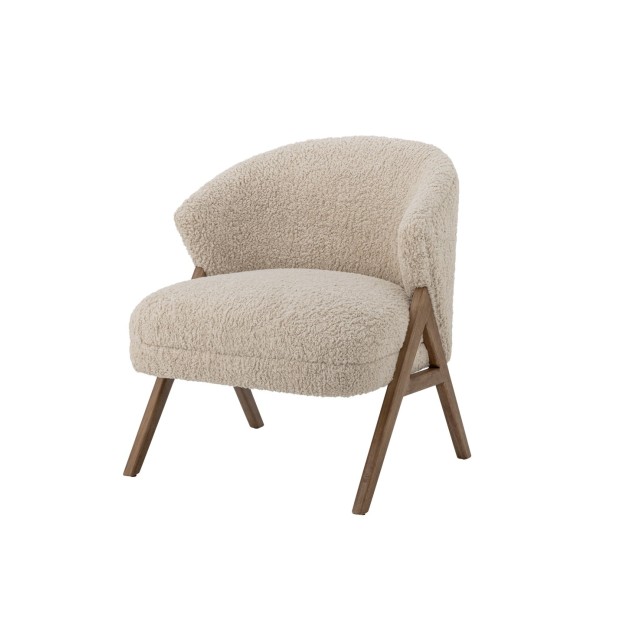 Sillón CAMINO, Natural, Madera de Caucho - Bloomingville