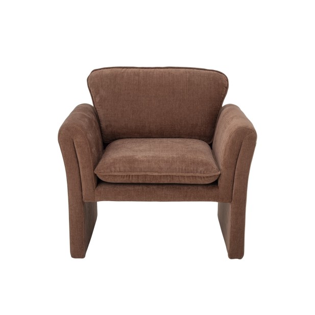 Sillón PASEO, Marrón, Poliéster - Bloomingville