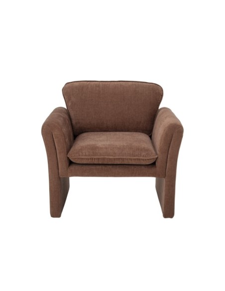 Sillón PASEO, Marrón, Poliéster - Bloomingville