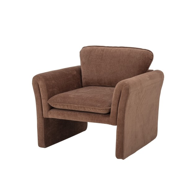 Sillón PASEO, Marrón, Poliéster -...