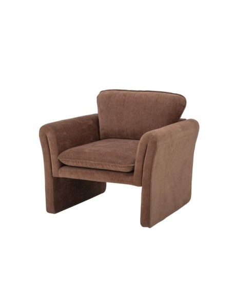 Sillón PASEO, Marrón, Poliéster - Bloomingville