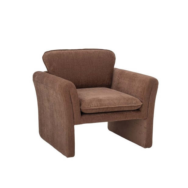 Sillón PASEO, Marrón, Poliéster -...