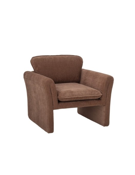 Sillón PASEO, Marrón, Poliéster - Bloomingville