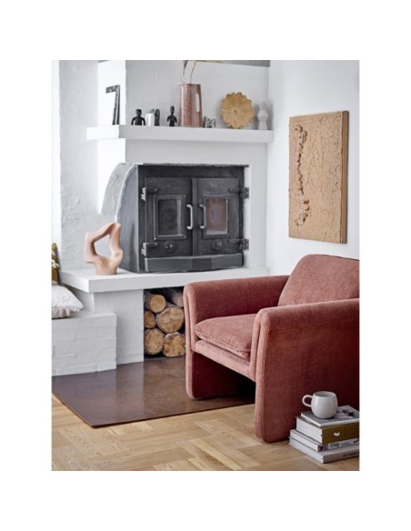 Sillón PASEO, Marrón, Poliéster - Bloomingville