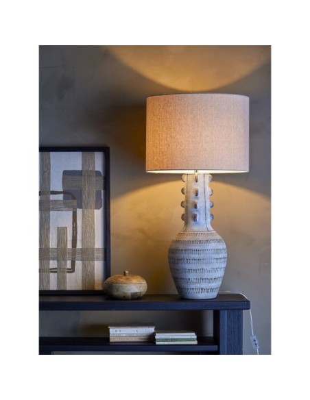 Lámpara de pie GADIELA, Azul, Gres - Bloomingville