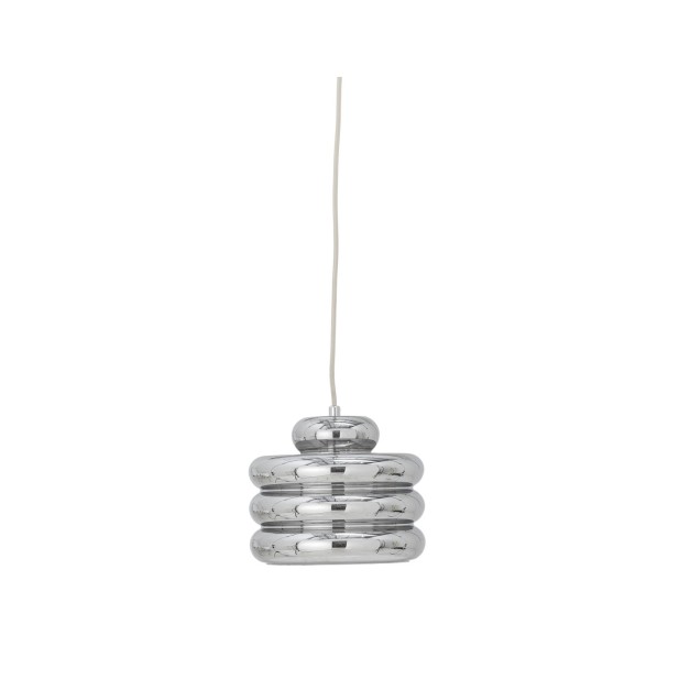 Lámpara de Techo SPIKE, Plateada, Cristal - Bloomingville