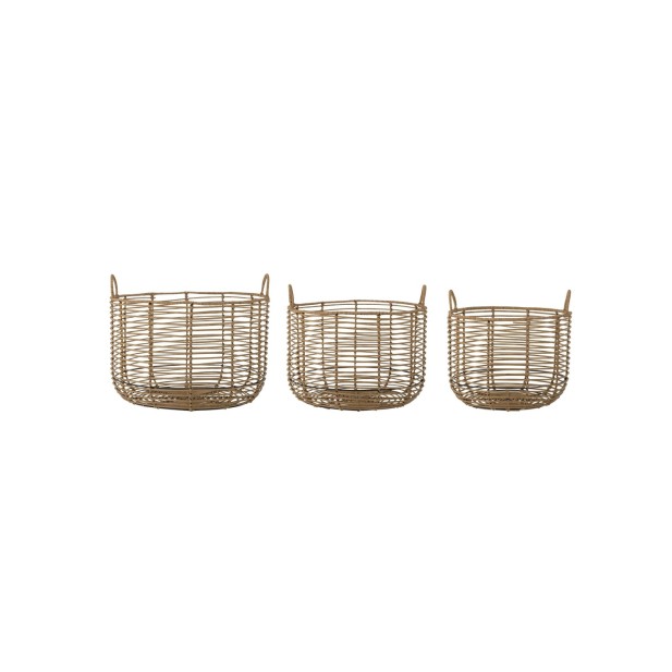 Cesta MEKKEL, Natural, Poliratán - Bloomingville