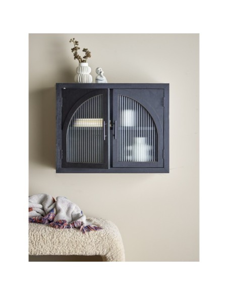 Aparador LARIO, Negro, Pino - Bloomingville