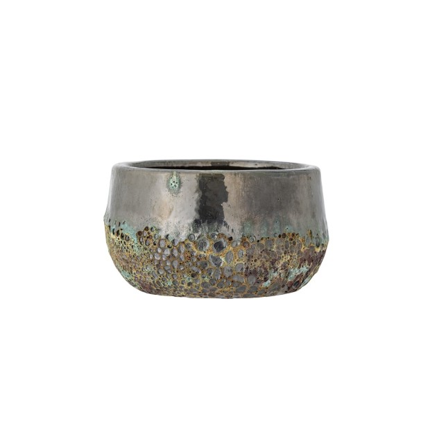 Maceta NIRA, Verde, Terracota - Bloomingville