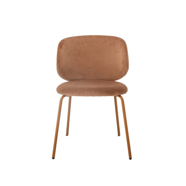 Silla de comedor PONTE, Naranja, Poliéster reciclado - Bloomingville
