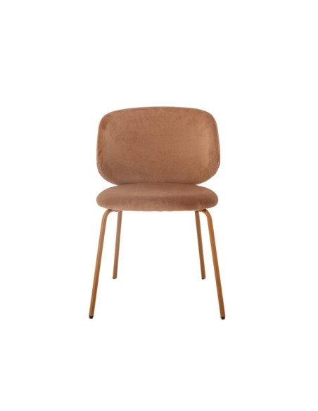 Silla de comedor PONTE, Naranja, Poliéster reciclado - Bloomingville