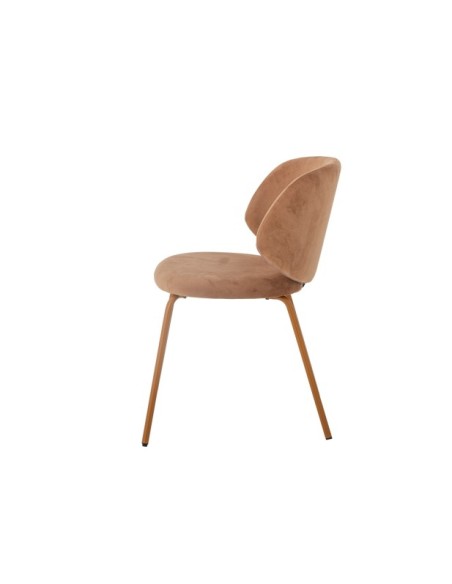 Silla de comedor PONTE, Naranja, Poliéster reciclado - Bloomingville