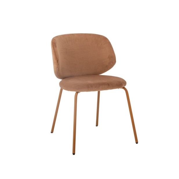 Silla de comedor PONTE, Naranja,...