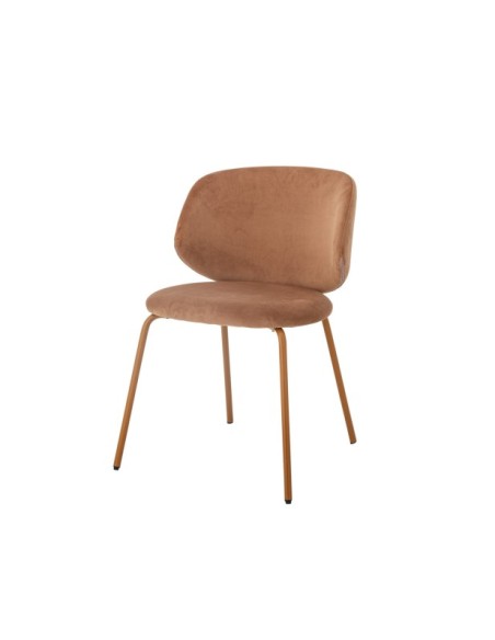 Silla de comedor PONTE, Naranja, Poliéster reciclado - Bloomingville