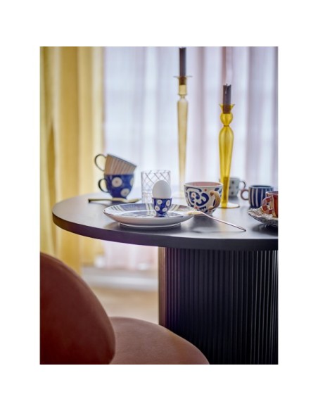 Silla de comedor PONTE, Naranja, Poliéster reciclado - Bloomingville