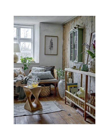 Aparador Vitrina HAZEM, Verde, Madera de Abeto - Bloomingville