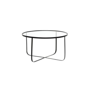 Mesa de centro HARPER, Negra, Cristal - Bloomingville