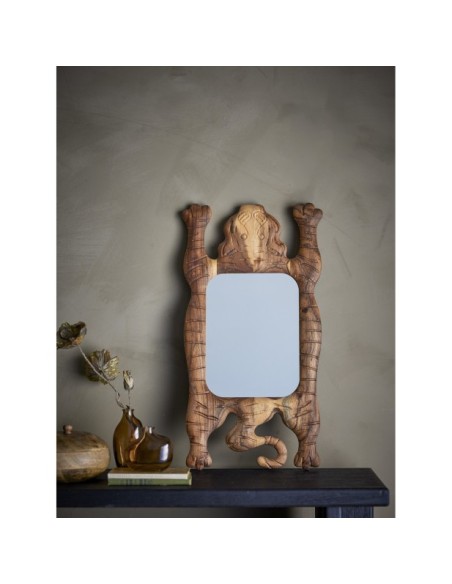 Espejo de pared MARGA, Marrón, Acacia - Bloomingville