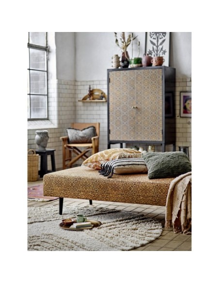 Sofá Cama GULLI, Amarillo, FSC® Mix, Algodón - Bloomingville