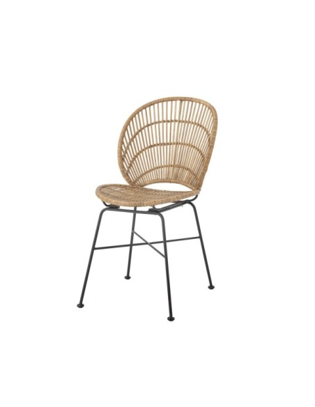 Silla de Comedor FIORE, Ratán Natural - Bloomingville