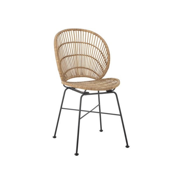 Silla de Comedor FIORE, Ratán Natural...