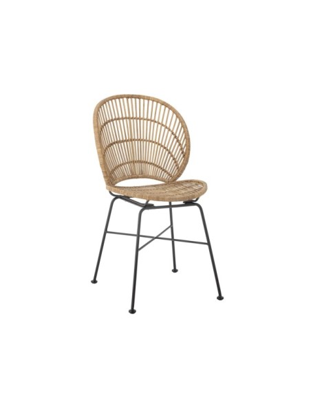 Silla de Comedor FIORE, Ratán Natural - Bloomingville