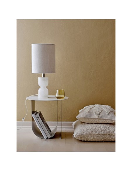 Mesa Auxiliar CHER, Natural, Metal - Bloomingville