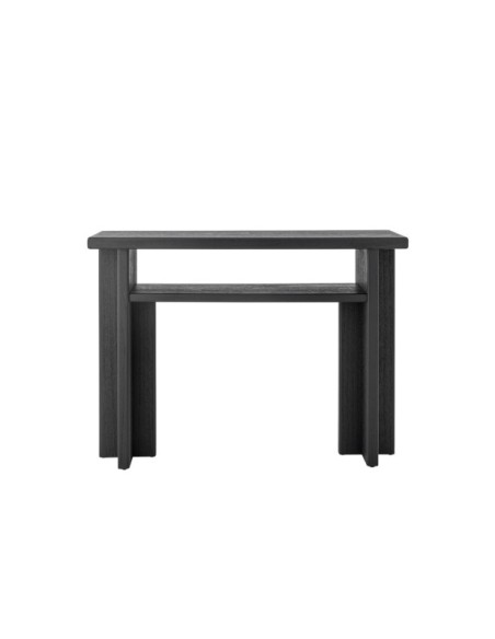 Consola CUPA, Madera de Abeto / Negro - Bloomingville