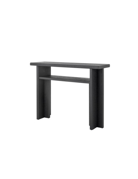 Consola CUPA, Madera de Abeto / Negro - Bloomingville