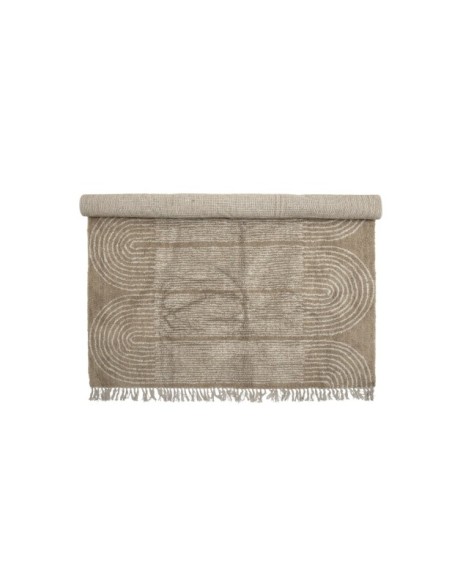 Alfombra ZEYNEP, Algodón / Marrón - Bloomingville