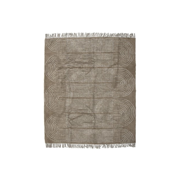Alfombra ZEYNEP, Algodón / Marrón -...