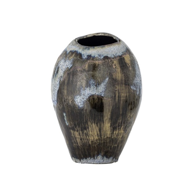 Jarrón SENJA, Gres / Marrón -...