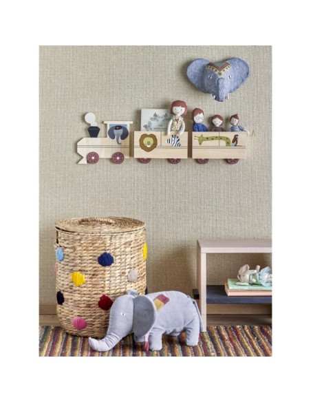 Taburete JELA, Haya Natural - Bloomingville