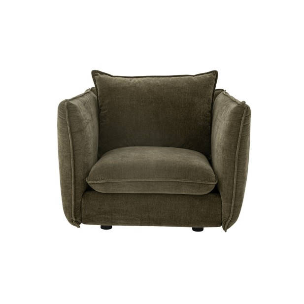 Sillón AUSTIN, Verde, Poliéster Reciclado - Bloomingville