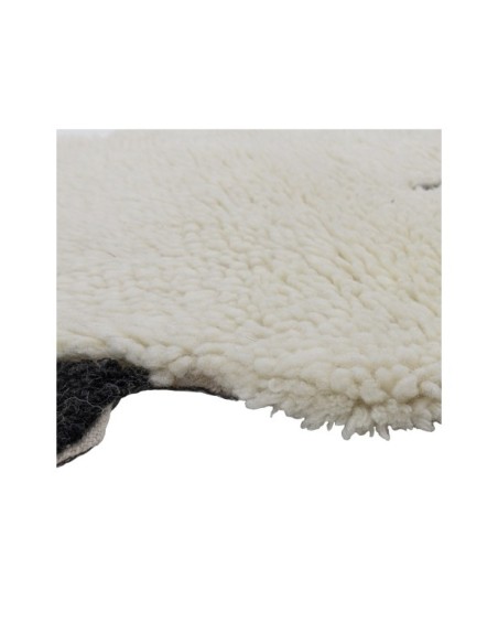 Alfombra DOLLY, Blanco, Lana - Bloomingville