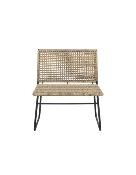 Sillón VALLONE, Poliratán Natural - Bloomingville